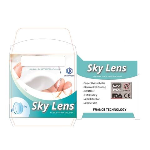  Tròng Kính Lọc Ánh Sáng Xanh LK SKY BlueControl UV405 