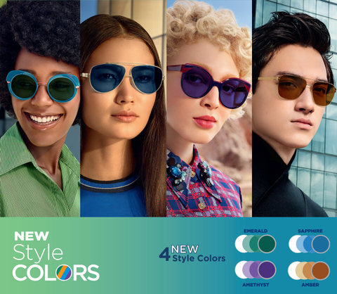  Tròng Kính Đổi Màu Essilor Transitions Style Colors Gen 8 Chính Hãng 1.50 