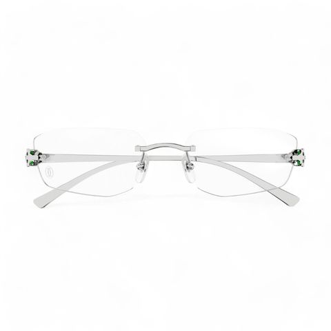  Gọng Kính Khoan Không Viền Cartier Đầu Báo CT0474S 