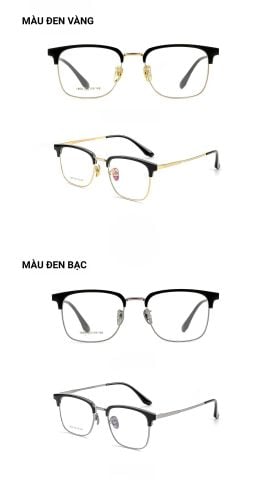  Kính Râm Cận Clip On 1808 Bộ 2 Kẹp Kính 