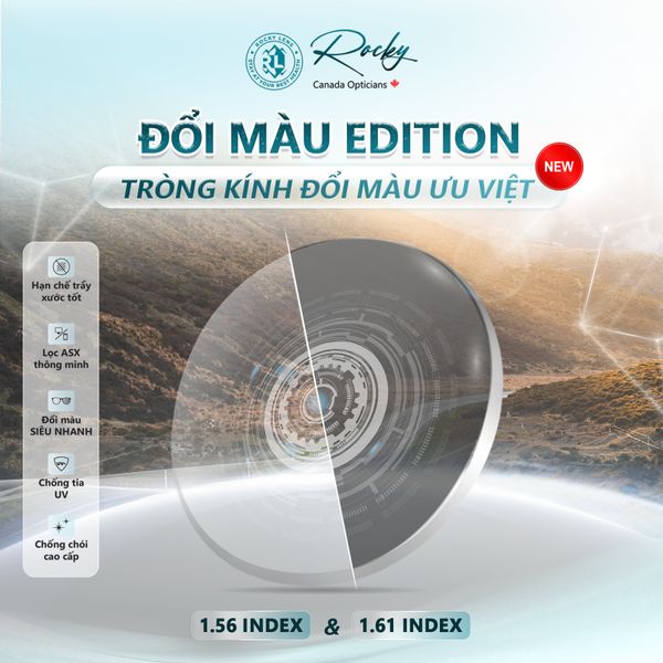 Rocky Edition 9 Tròng Kính Đổi Màu 1.56