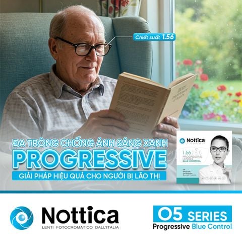  Tròng Kính Nottica O5 1.56 Progressive 