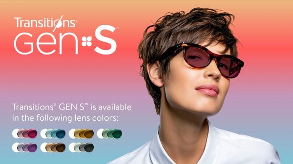 Essilor Transitions Gen S Tròng Đổi Màu Váng Phủ Crizal Rock