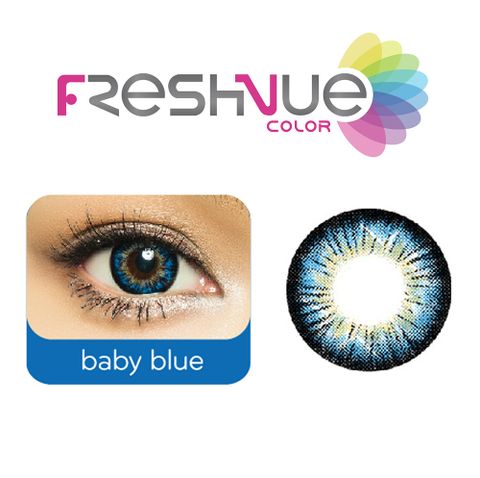  Kính Áp Tròng Màu 3 Tháng FreshVue Color (Plano đến -9.00) 
