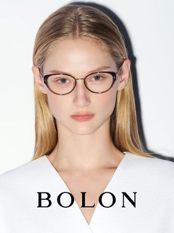  Bolon BA6019 Gọng Kính Mắt Mèo Titanium Chính Hãng 