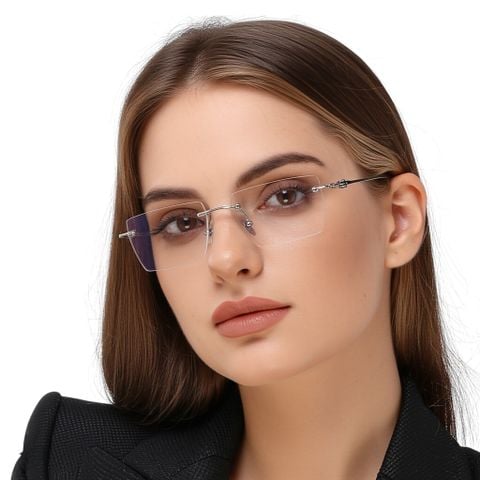  Gọng Kính Khoan Titanium Chrome Hearts CH5805 