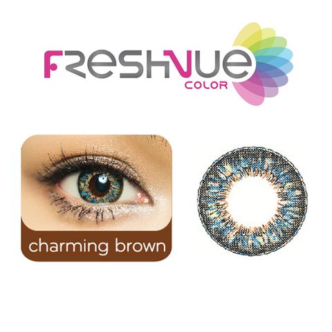  Kính Áp Tròng Màu 3 Tháng FreshVue Color (Plano đến -9.00) 
