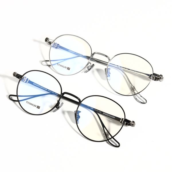  Gọng Kính Tròn Titanium Chrome Hearts Signnergasm 