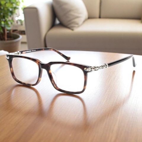  Gọng Kính Nam Nữ Acetate Cao Cấp Chrome Hearts Cornhaulass-A 