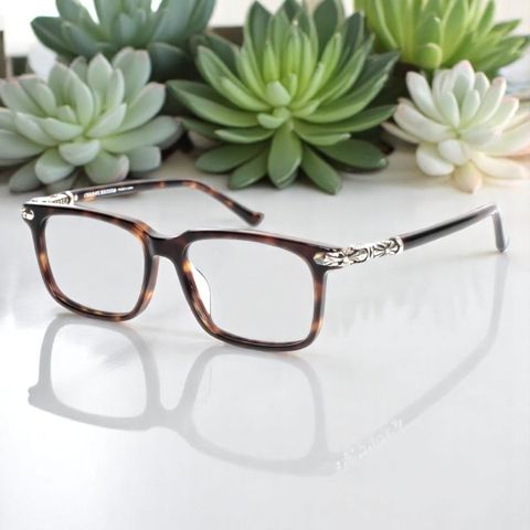  Gọng Kính Nam Nữ Acetate Cao Cấp Chrome Hearts Cornhaulass-A 