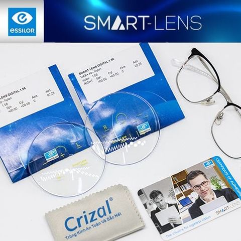  Đa Tròng Đánh Essilor Freeform Kỹ Thuật Số Smart Lens Váng phủ MaxAz 