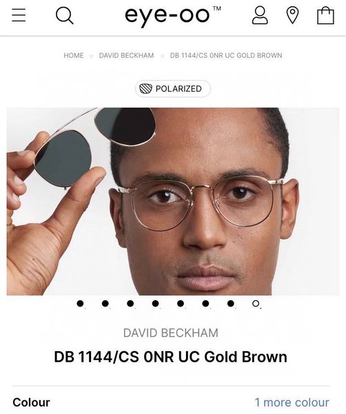 Kính Mắt Clip On David Beckham DB 1144/CS