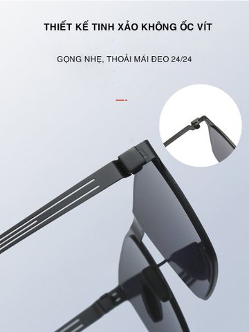  Kính Mát Phân Cực Polarized 8625 Thiết Kế Không Ốc Vít Siêu Mỏng Siêu Nhẹ 