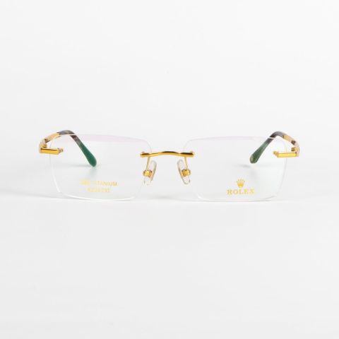  Kính Không Gọng Titanium Rolex K226251 Mạ Vàng 18K 