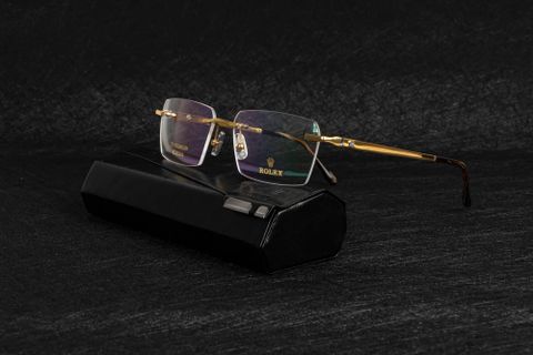  Kính Không Gọng Titanium Rolex K226251 Mạ Vàng 18K 