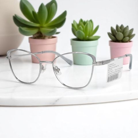  Gọng Kính Mắt Mèo Titanium Exfash EF74267T - Tem Chính Hãng 