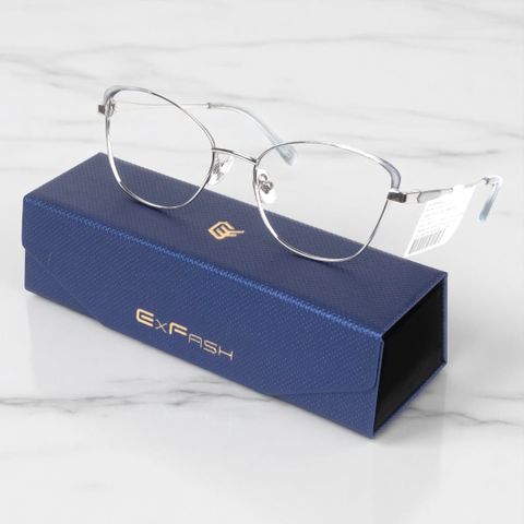  Gọng Kính Mắt Mèo Titanium Exfash EF74267T - Tem Chính Hãng 