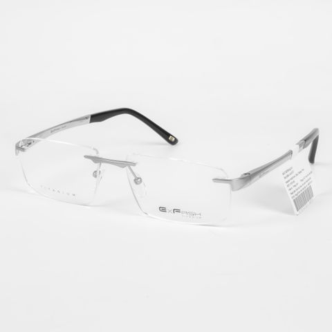  Gọng Kính Khoan Titanium Exfash EF82272T - Tem Chính Hãng 