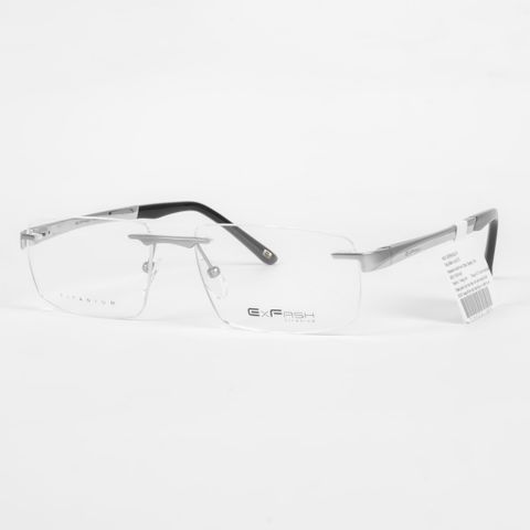  Gọng Kính Khoan Titanium Exfash EF82272T - Tem Chính Hãng 