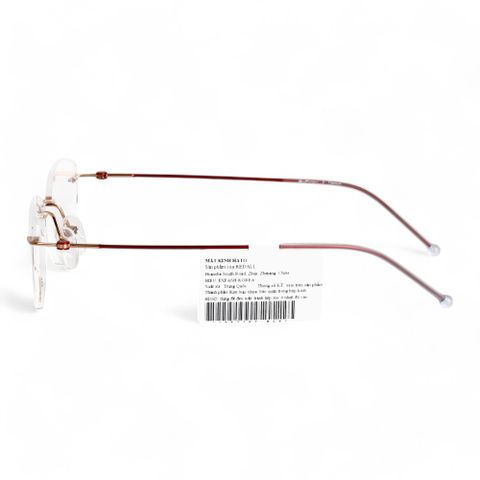  Gọng Kính Khoan Không Viền Titanium Exfash EF33219T Chính Hãng 