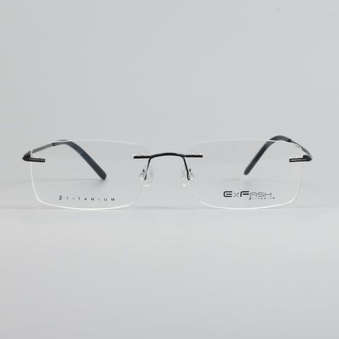  Gọng Kính Khoan Không Viền β-Titanium Nam Nữ Hàn Quốc Exfash EF39287T Chính Hãng 