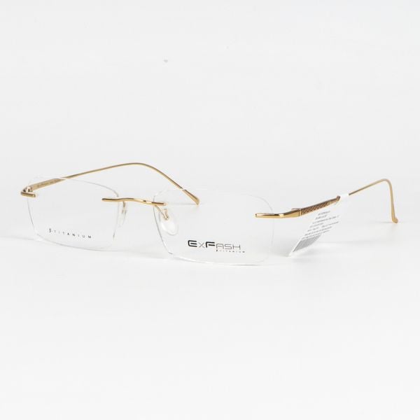 Gọng Kính Không Viền Exfash EF37211T Chính Hãng
