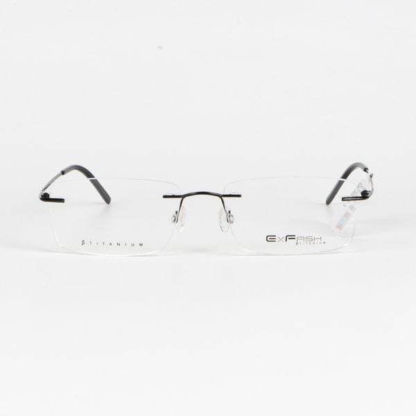  Gọng Kính Khoan Không Viền Titan Exfash EF39289T Chính Hãng 