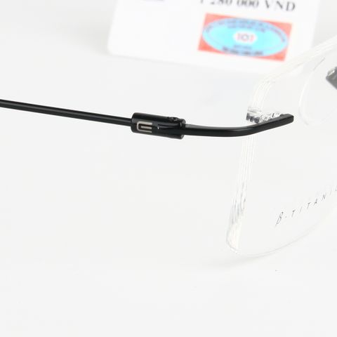  Gọng Kính Khoan Không Viền Titanium Exfash EF82274T 