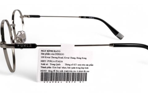  Furla VFU906J Gọng Kính Tròn - Tem Chính Hãng 101 