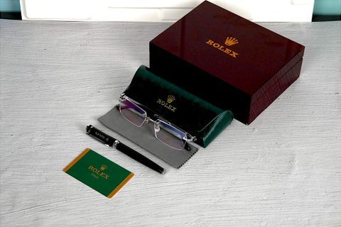  Kính Không Gọng Mạ Vàng 18K Titanium Rolex K226277 