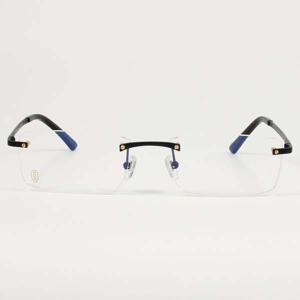  Gọng Kính Khoan Bắt Ốc Không Viền Nam Nữ Titanium Cartier CT0087O 