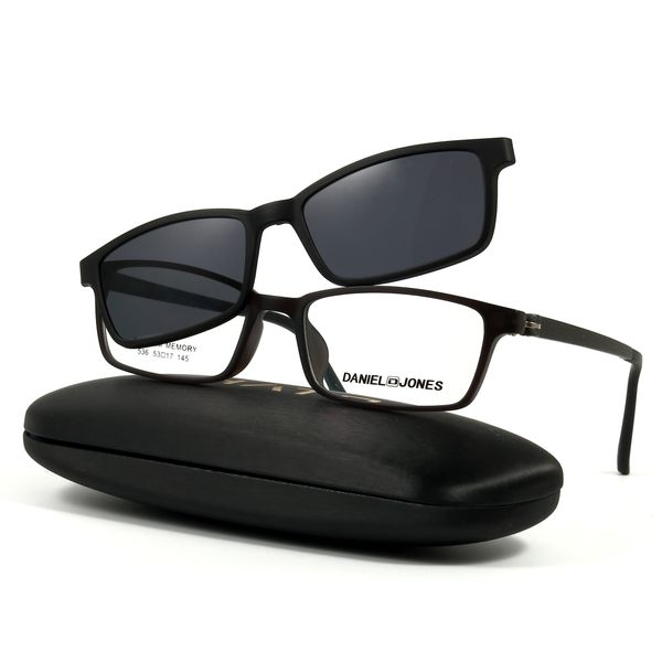  Kính râm cận 2 lớp clip on dj 536 