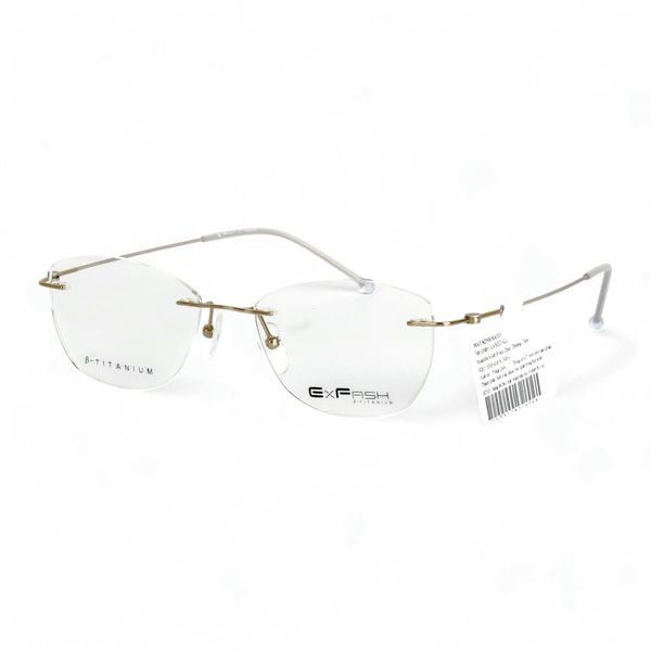 Gọng Kính Khoan Không Viền Exfash EF33218T Chính Hãng