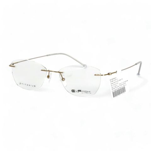  Gọng Kính Khoan Không Viền Exfash EF33218T Chính Hãng 
