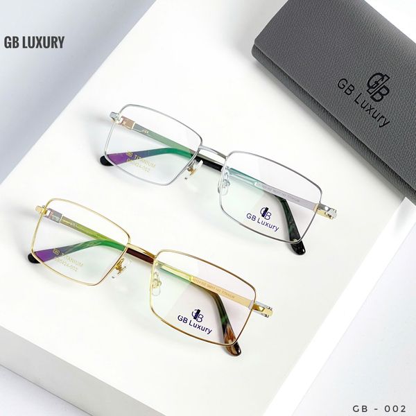 Gọng Kính Titanium Mạ Vàng 18k GB Luxury GB0424 - 002