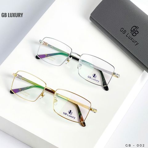  Gọng Kính Titanium Mạ Vàng 18k GB Luxury GB0424 - 002 – Chính Hãng 