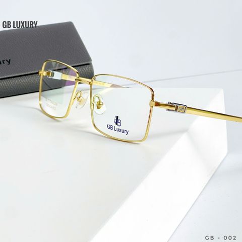  Gọng Kính Titanium Mạ Vàng 18k GB Luxury GB0424 - 002 – Chính Hãng 