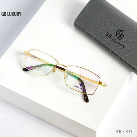  Gọng Kính Titanium Mạ Vàng 18k GB Luxury GB0424 - 011 - Chính Hãng 