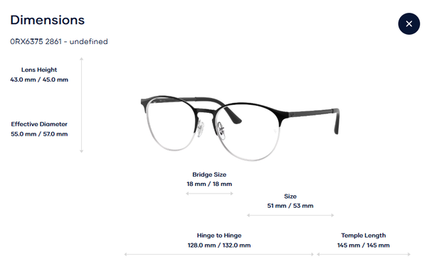 Gọng Kính Nửa Gọng Rayban 0RX6375