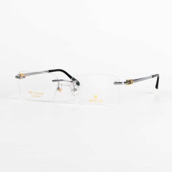 Gọng Kính Không Viền Titanium Mạ Vàng 18K Rolex K226245