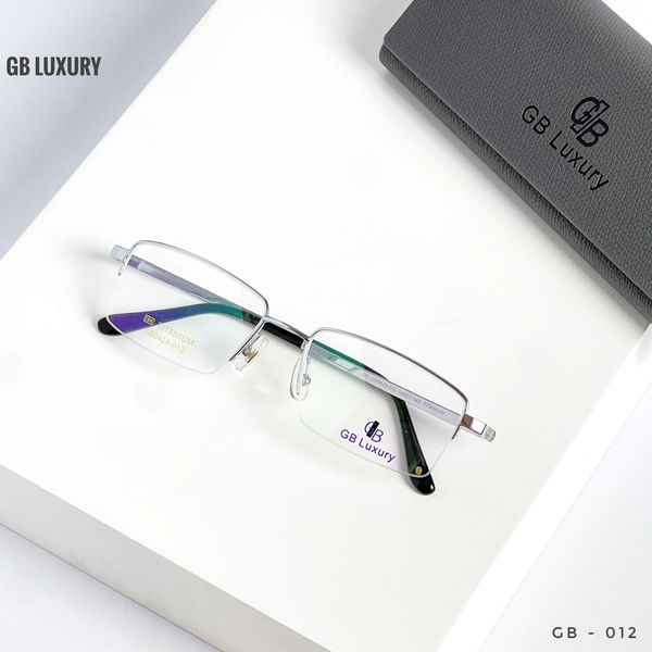 Gọng Kính Nửa Gọng Titanium Mạ Vàng 18k GB Luxury GB0424 - 012