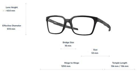  Gọng Kính Thể Thao Oakley Dehaven 0OX8054 Chính Hãng - Tem Luxottica 