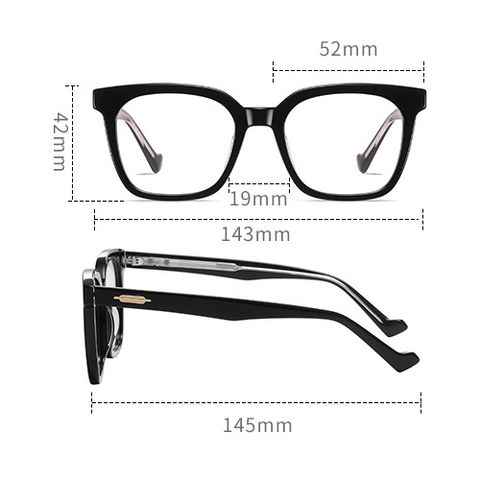  Gọng Kính Actate Chống Ánh Sáng Xanh Patton Blustop PS8801 