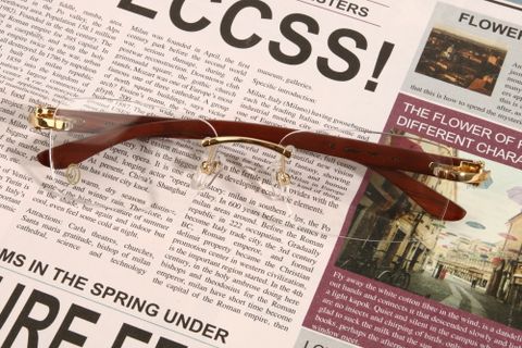  Gọng Kính Gỗ Đàn Hương Cartier C10052O Bản 1:1 