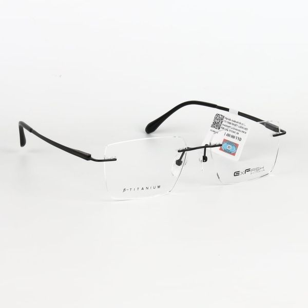  Gọng Kính Khoan Không Viền Titanium Exfash EF32286T Chính Hãng 