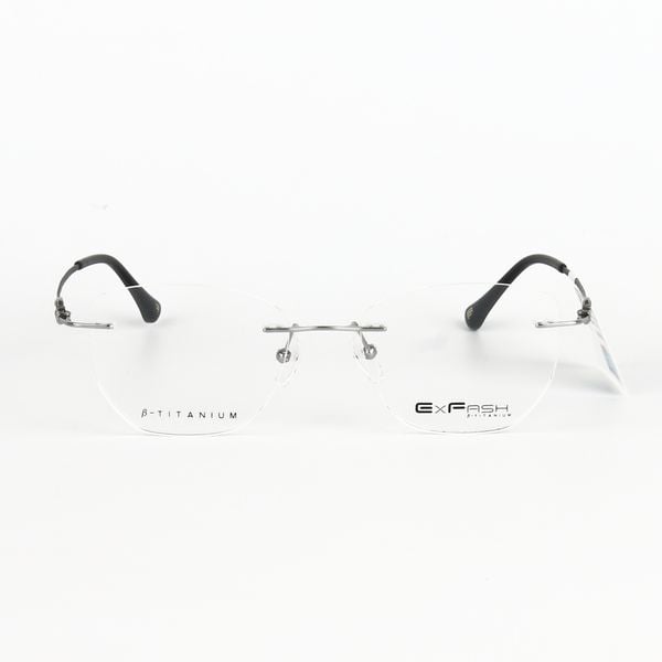  Gọng Kính Khoan Không Viền Titanium Exfash EF33252T Chính Hãng 