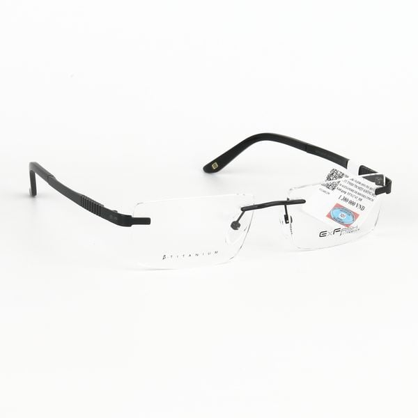  Gọng Kính Khoan Không Viền Titanium Exfash EF31274T 