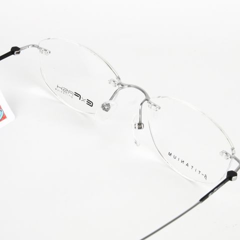  Gọng Kính Khoan Không Viền Titanium Exfash EF33214T 
