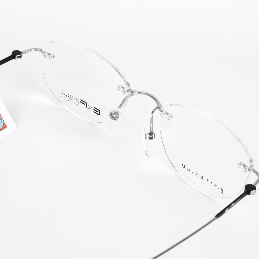  Gọng Kính Khoan Không Viền Titanium Exfash EF33214T 