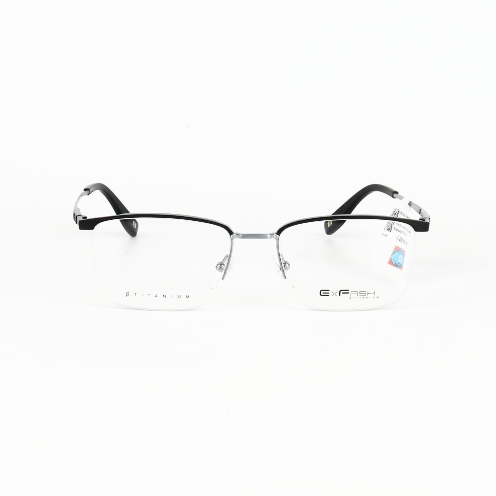  Gọng Kính Nửa Khung Xẻ Cước Titanium Exfash EF31276T 